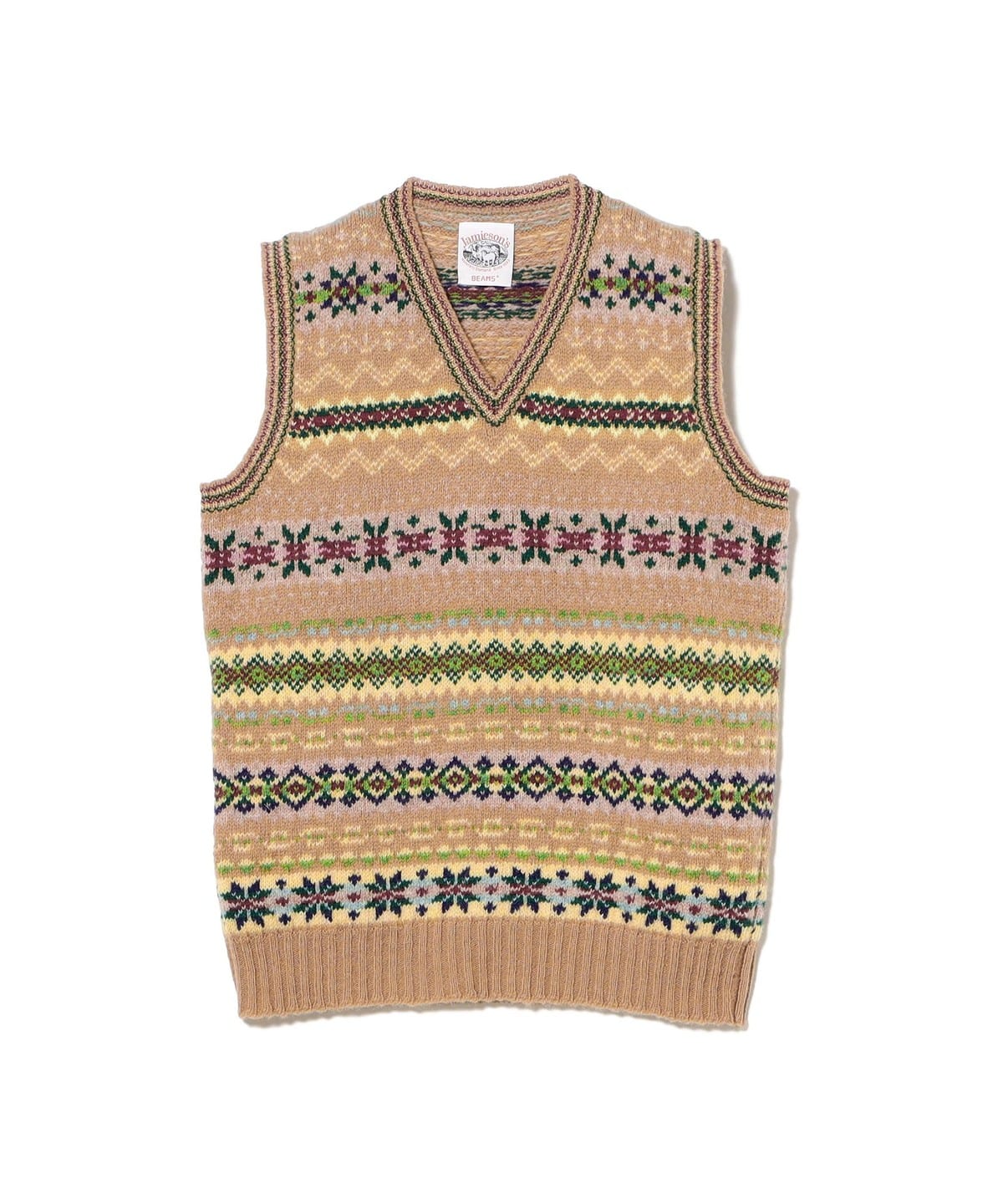 BEAMS PLUS（ビームス プラス）【別注】Jamieson's / Fairsile V-Neck