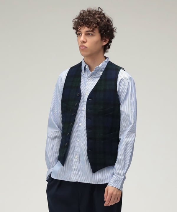 BEAMS PLUS（ビームス プラス）Waistcoat Harris Tweed（トップス