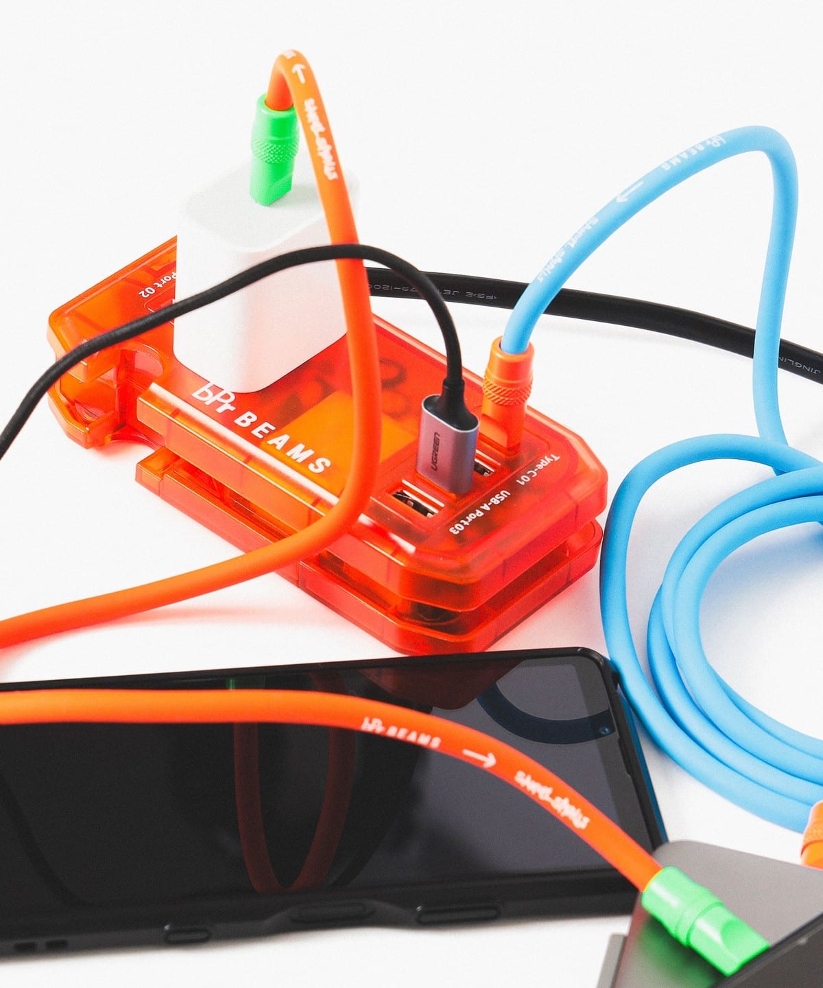 bPr BEAMS（bPrビームス）AC＆USB タップ スケルトン（雑貨・ホビー