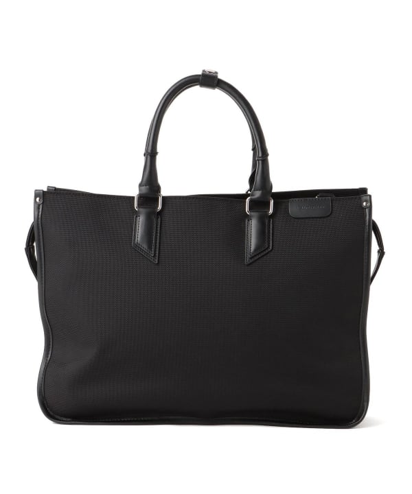 BEAMS HEART（ビームス ハート）ナイロン × レザー ブリーフバッグ（A4