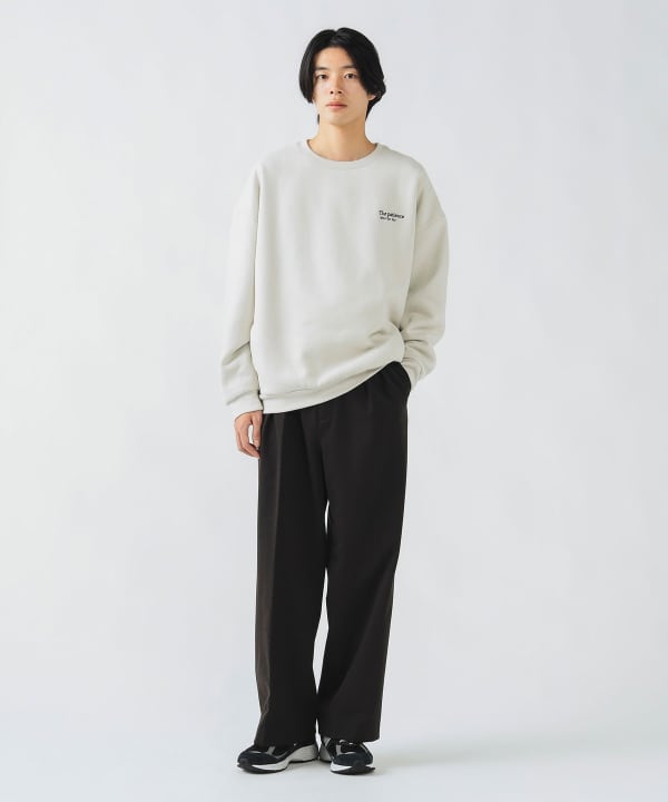 BEAMS HEART（ビームス ハート）フェイクスウェード ボア クルーネック