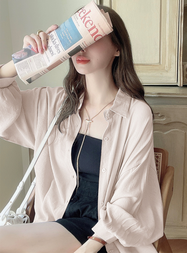 ボリュームスリーブシアーオーバーシャツ[ac1371] | レディース