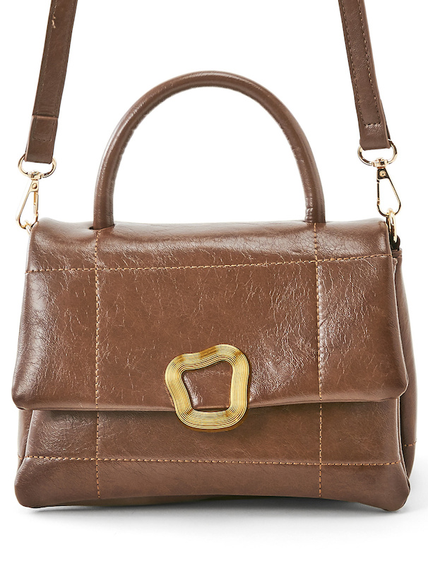 2Wayレザーフラップショルダーバッグ[at1973] | レディース