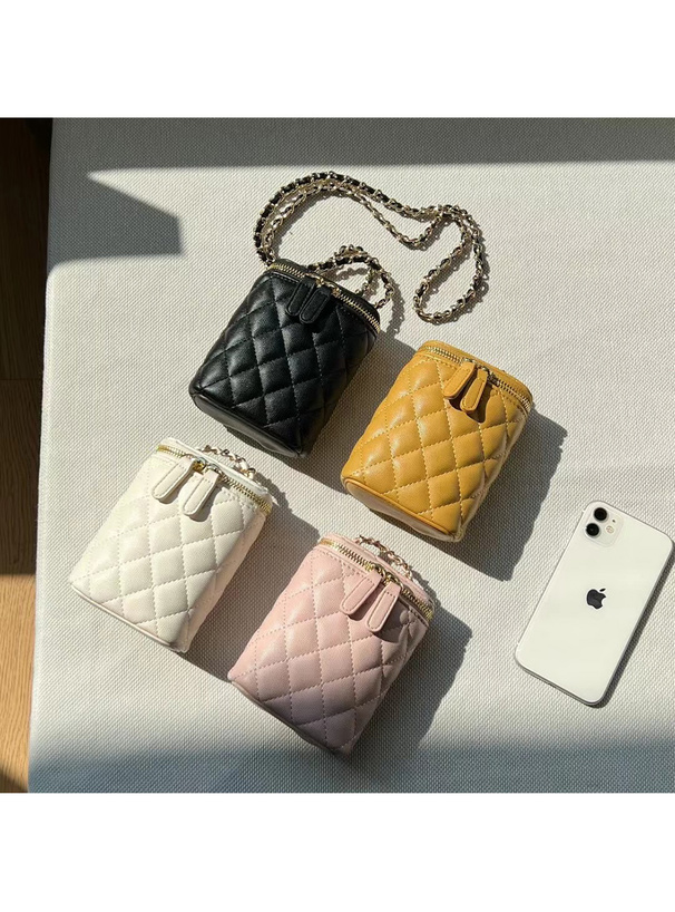 キルティングチェーンショルダーバニティバッグ[at2007] | レディース