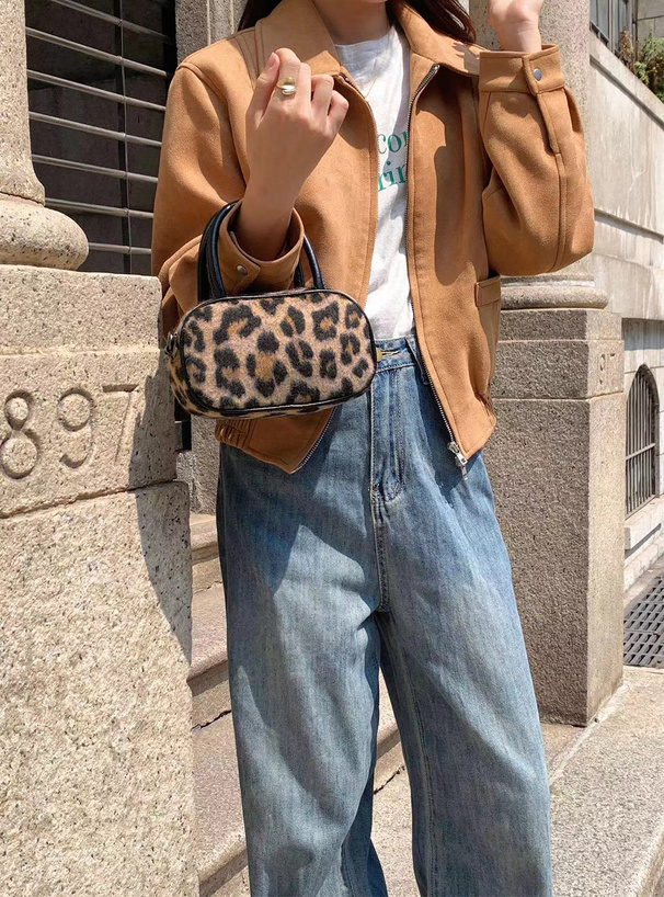 2Wayレオパード柄ミニボストンバッグ[at2383] | レディース