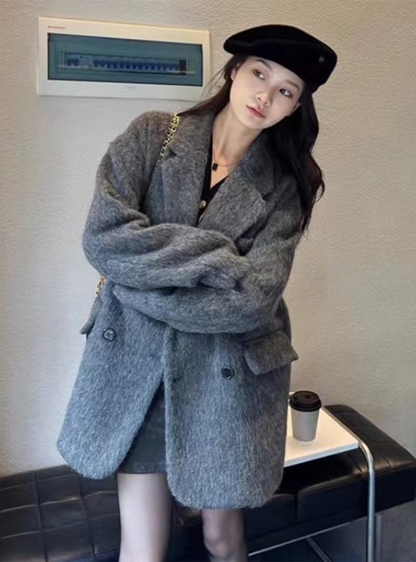 ダブルボタンテーラードコート[at2586] | レディースファッション通販