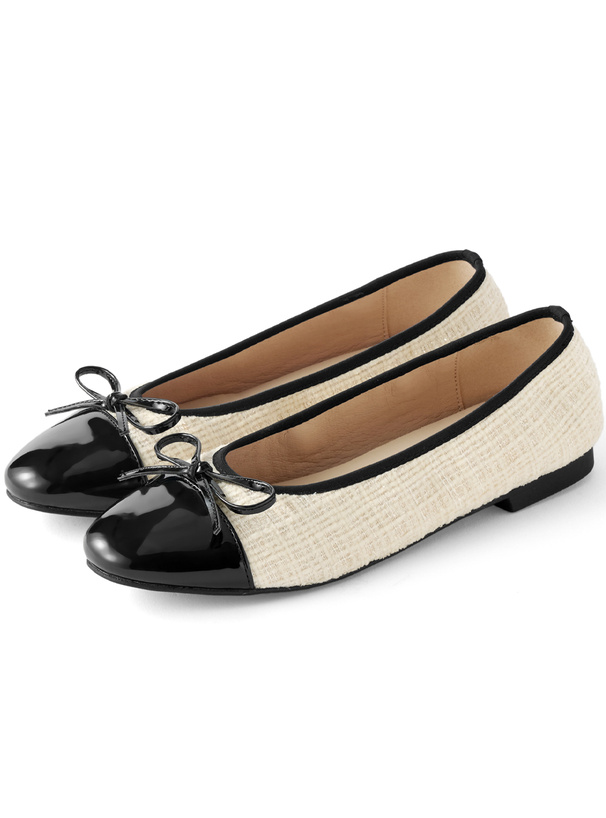 リボンツイードフラットシューズ[gd1588] | レディースファッション