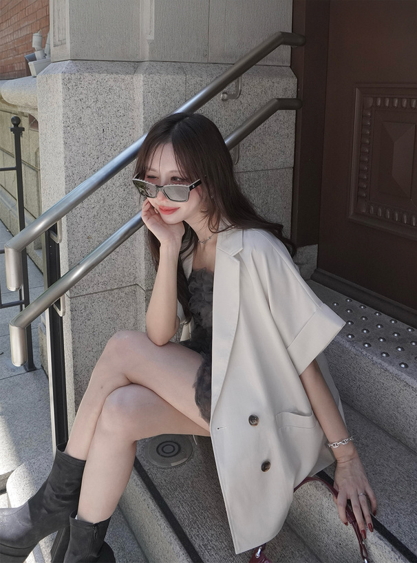 チャンキーヒール厚底ショートブーツ[gd1583] | レディース