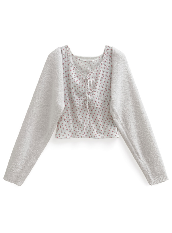 花柄タンクトップxニットボレロアンサンブル[gf94] | レディース