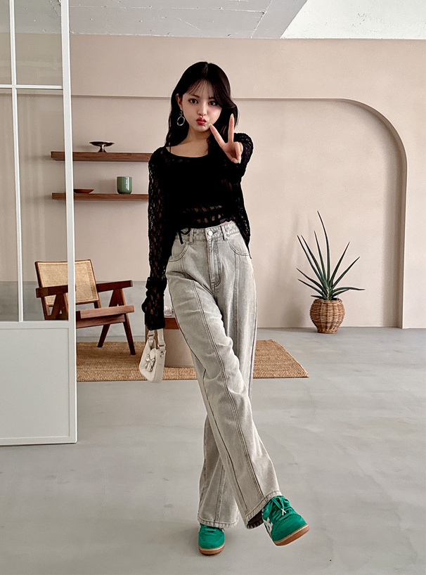 ドロストリボンレーストップス[fu192] | レディースファッション通販の