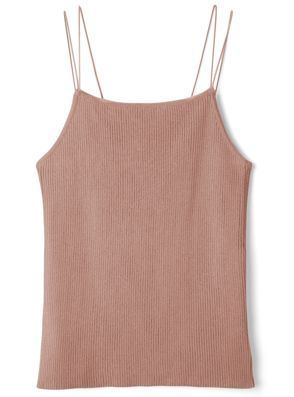 ダブルストラップニットキャミソール[rut534] | レディース