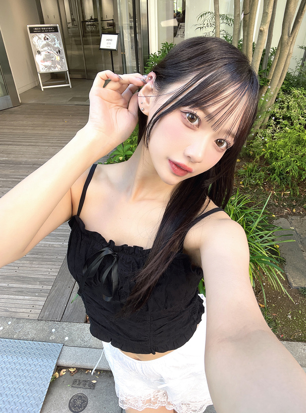 花柄刺繍リボンフリルキャミソール[tu1706] | レディースファッション