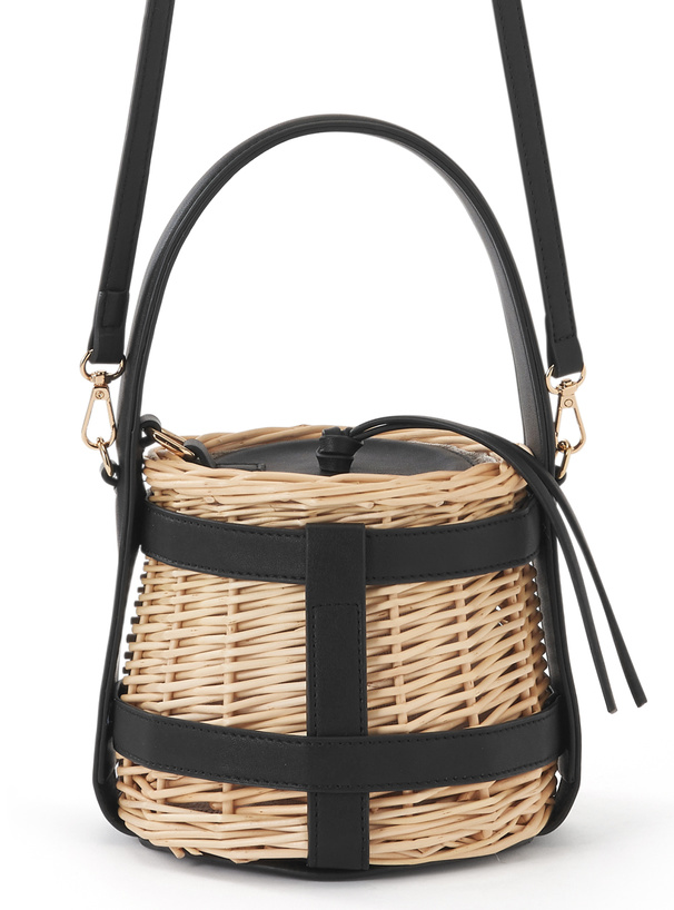 2Wayレザーコンビラタンかごバッグ[tr878] | レディースファッション