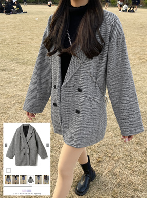 ツイードテーラードジャケット[gc102] | レディースファッション通販の