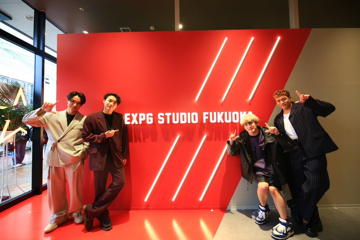 EXPG STUDIO FUKUOKA】移転オープンを記念してEXILE TETSUYA