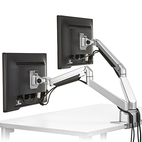 モニターアーム（デュアル・クランプ・水平・垂直・机・VESA・リモート