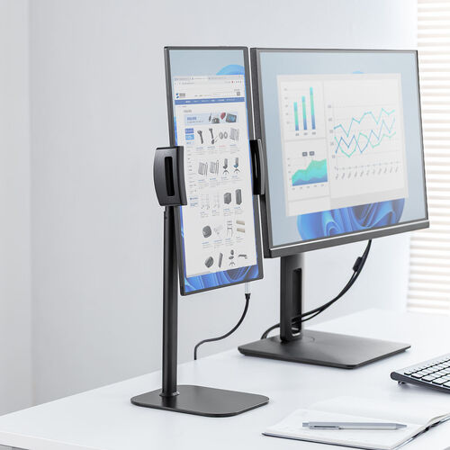 モバイルモニタースタンド（据え置き・17.3インチ・16インチ・15.8