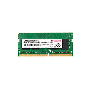 ノートパソコン用メモリ 8GB Transcend DDR4-3200 SO-DIMM JM3200HSG