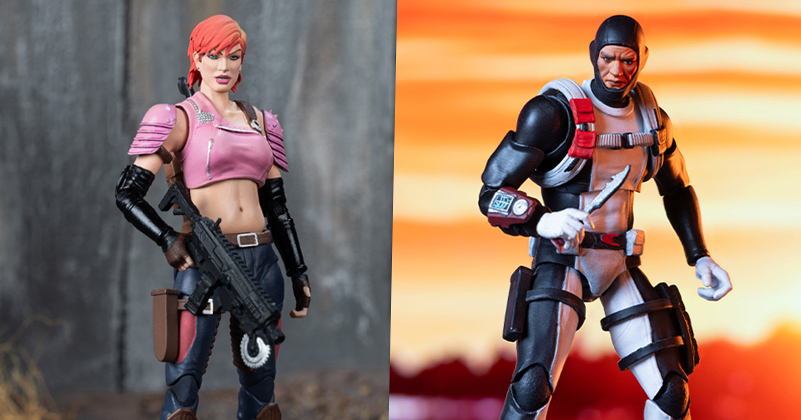Torpedo and Zarana join Hiya Toys' G.I. Joe Exquisite Mini Series