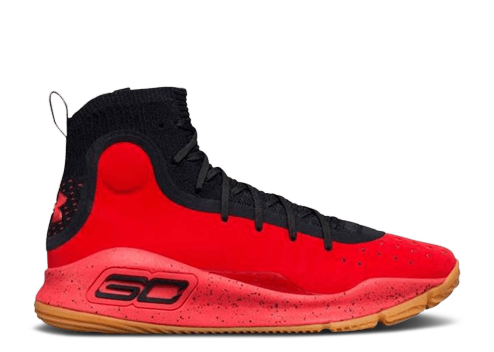 Curry 4 'Red Black Gum' - Under Armour - 1298306 603 - red