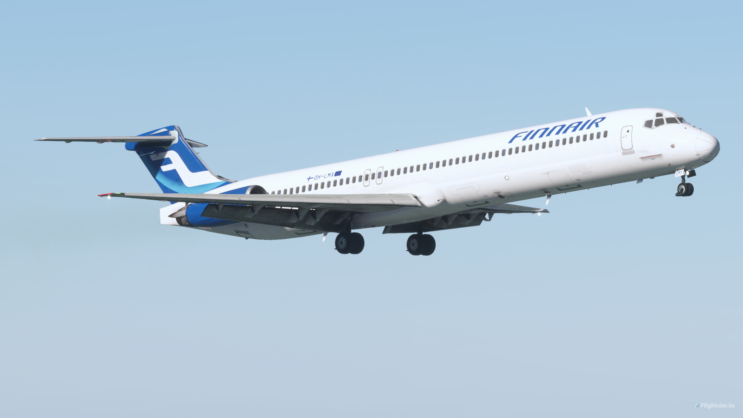 Fly The Maddog X — Finnair MD-82 OH-LMZ for Microsoft Flight