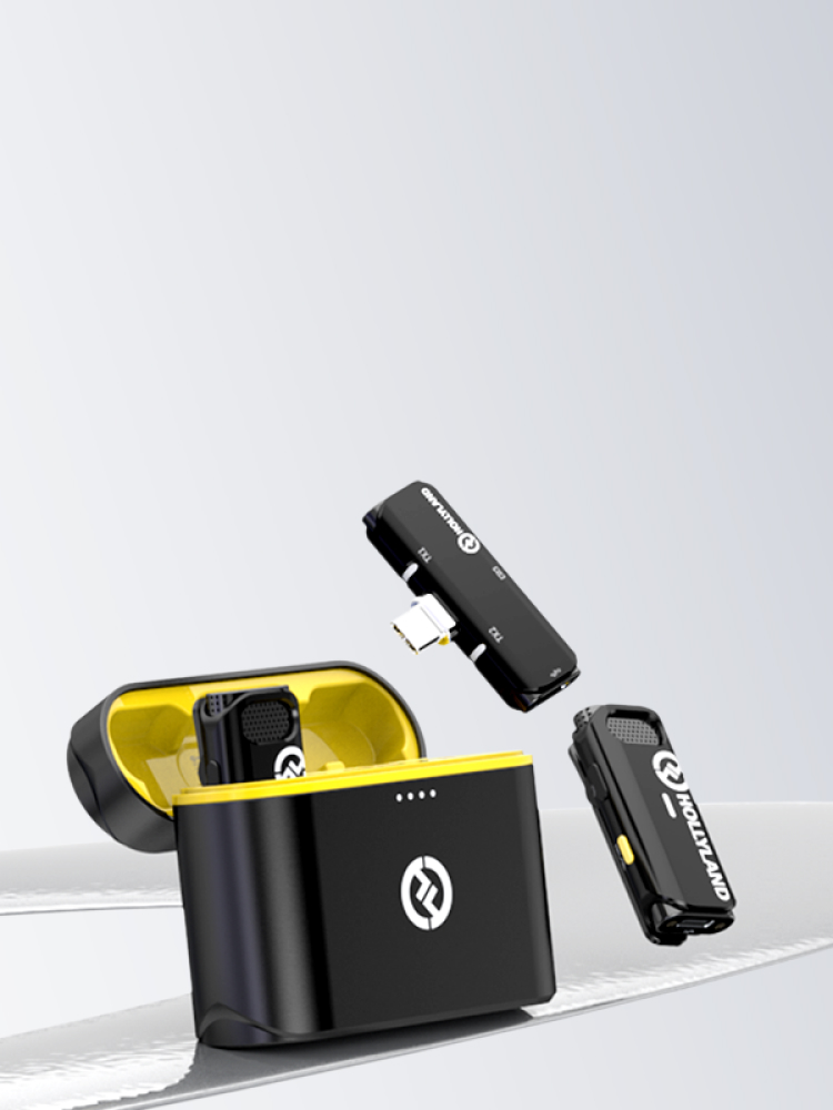 Hollyland Lark C1 - Wireless Lavalier Microphone | Clip on Microphone