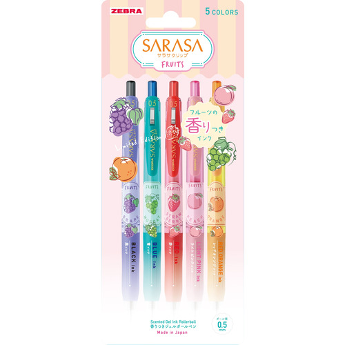 ゼブラ（ZEBRA） サラサクリップ 0.5mm 香りつきフルーツ JJ29－KF－5C