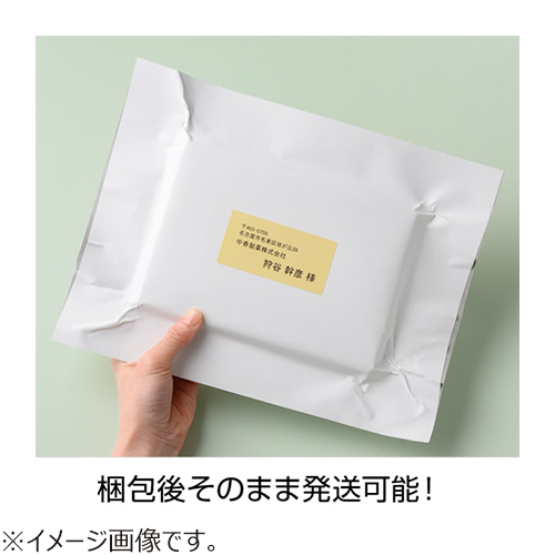 ヒサゴ テープのいらない梱包紙 白厚紙 ネコポス対応サイズ 開封注意