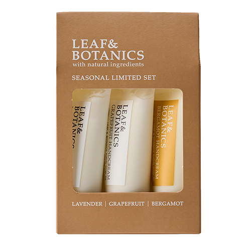 松山油脂 リーフ＆ボタニクス 秋冬限定 ハンドクリームセット 20g×3種