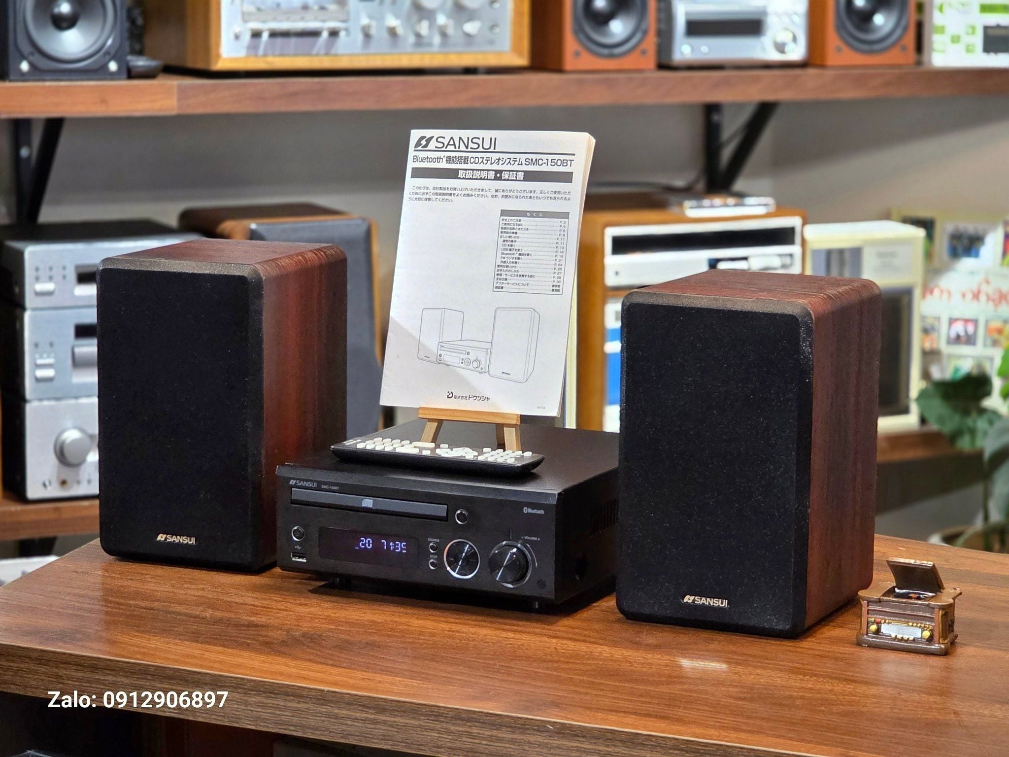 Dàn mini Nhật SANSUI SMC 150BT đơn giản mà tinh tế – Dàn Nội Địa