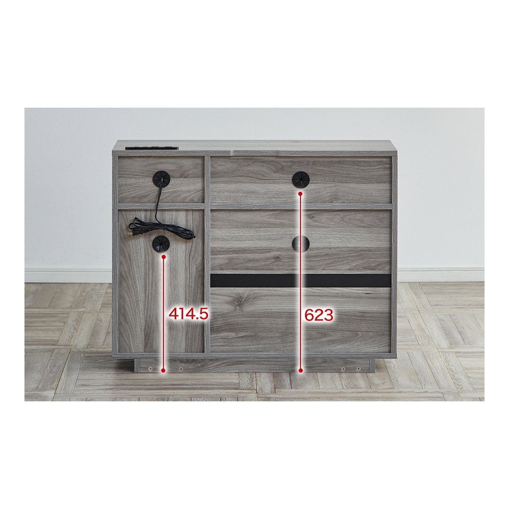 キャビネット zesto ゼスト 木製 幅90cm 収納棚 本棚 扉付き 引き出し