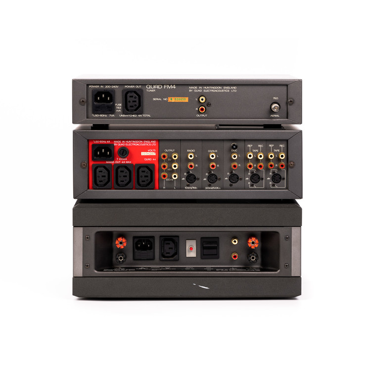 QUAD 쿼드 44 프리 606 파워 FM4 튜너 SET