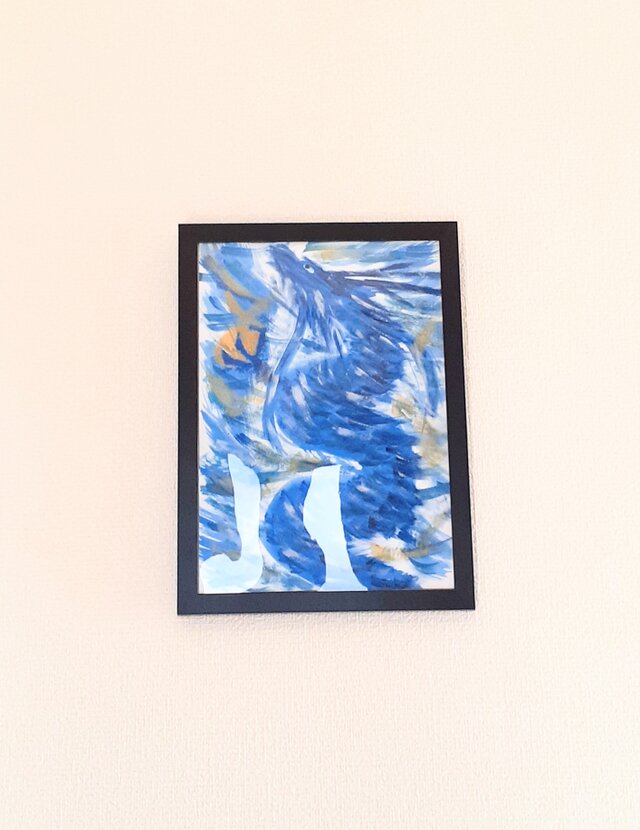 龍神様 昇り青龍 原画 A4サイズ | iichi 日々の暮らしを心地よくする