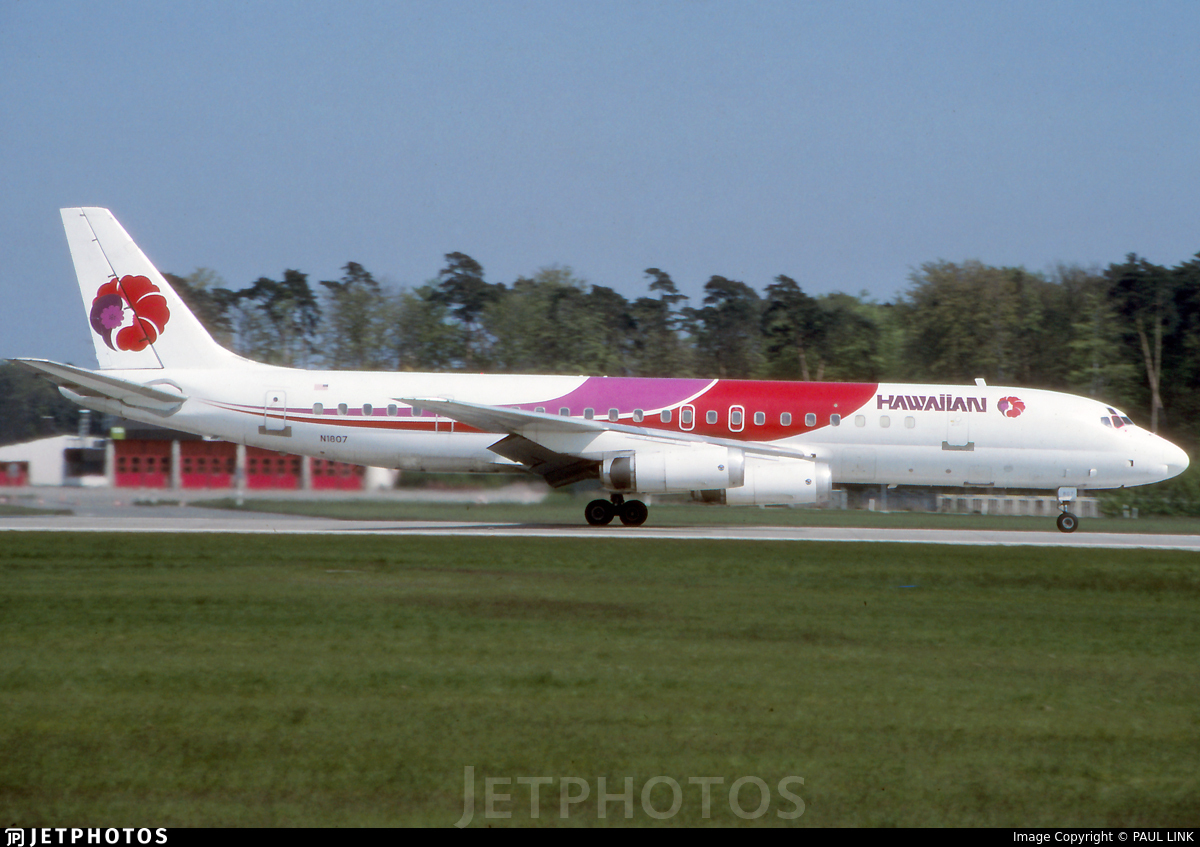 N1807 | Douglas DC-8-62(CF) | Hawaiian Airlines | PAUL LINK