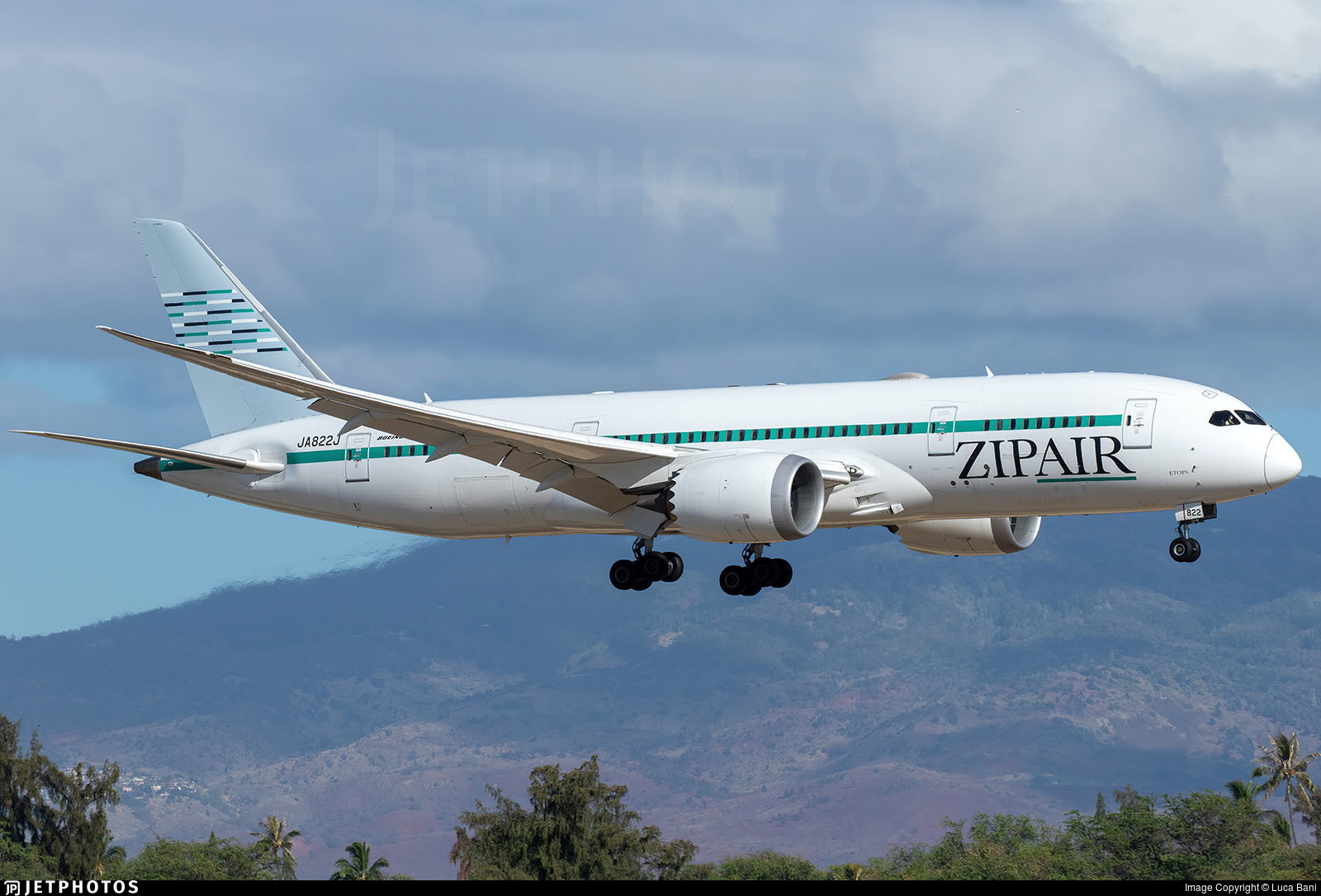 JA822J | Boeing 787-8 Dreamliner | Zipair | Luca Bani | JetPhotos