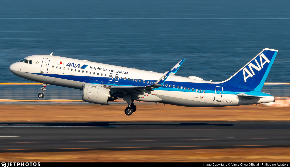 JA217A | Airbus A320-271N | All Nippon Airways (ANA) | Vince Chua