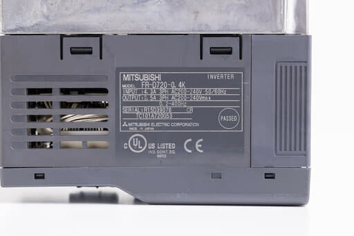 三菱 インバータ FR-D720-0.4K (通電時間8000h) | 保守部品.com