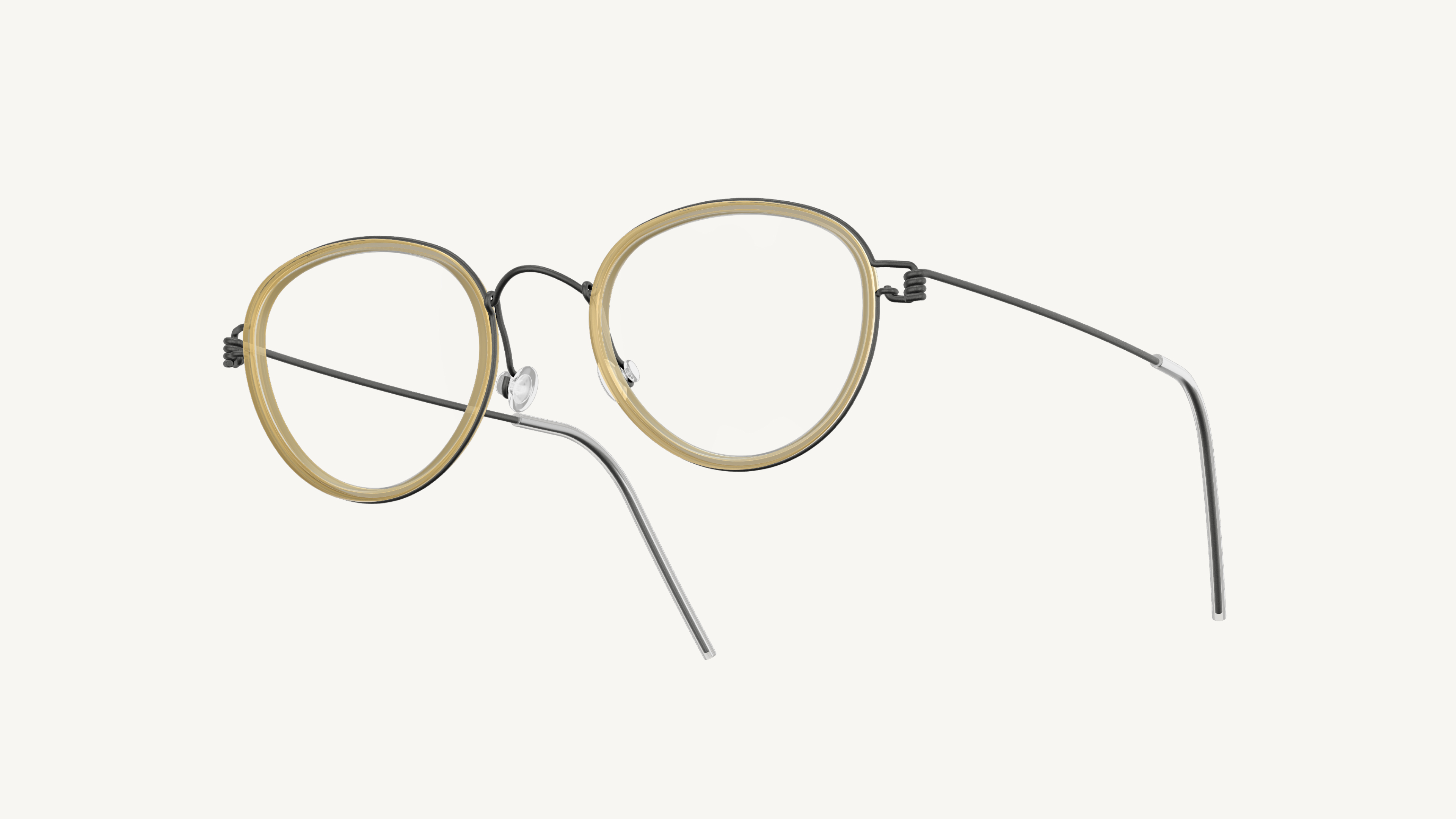 リンドバーグエアチタニウムリム子供用メガネフKim41サイズ60番カラー