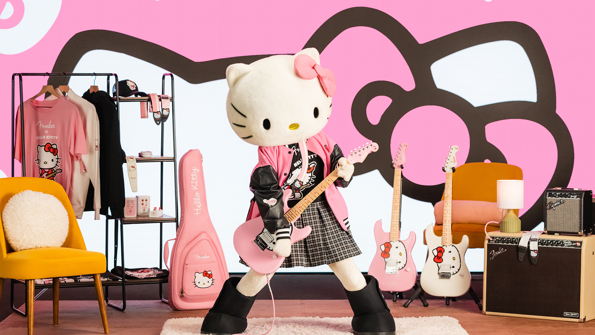 Fender's viral Hello Kitty Stratocaster is officially back