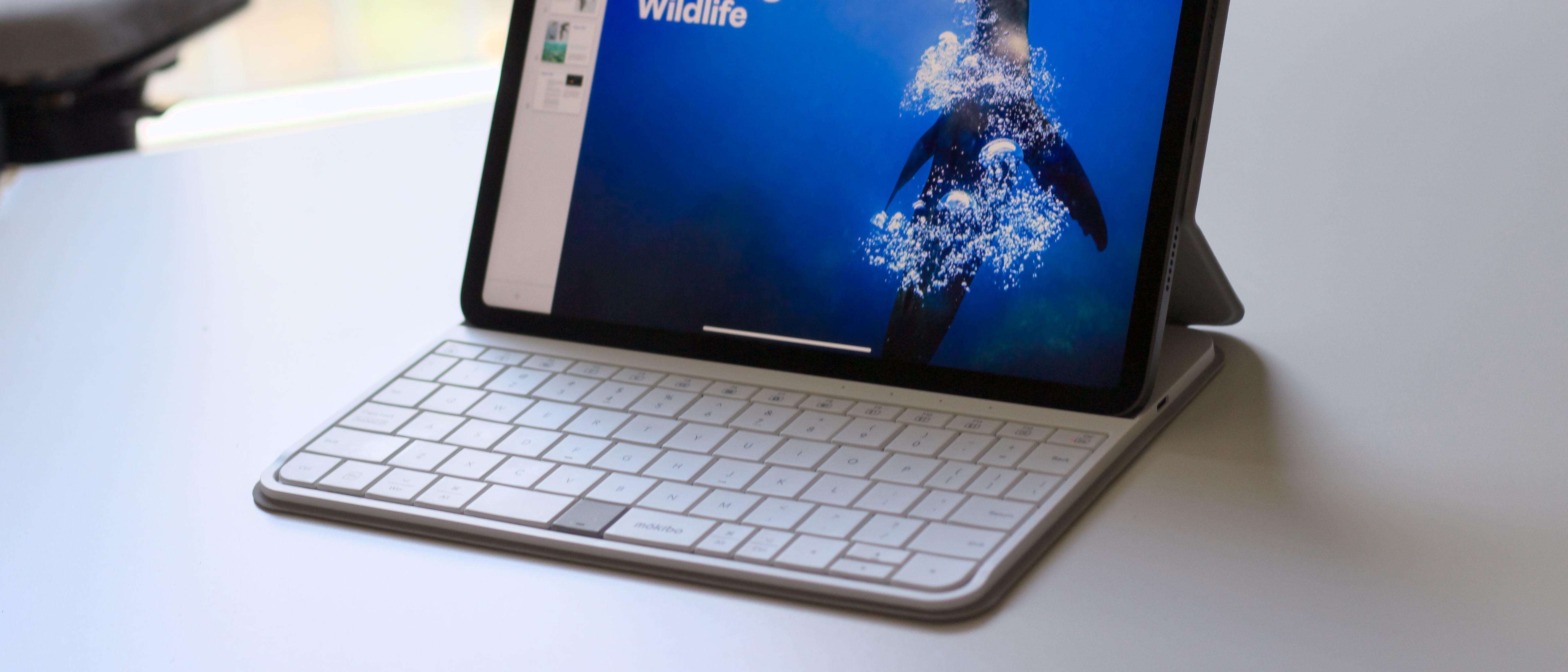 The Mokibo Fusion Keyboard 2.0 for iPad is a fantastic idea that