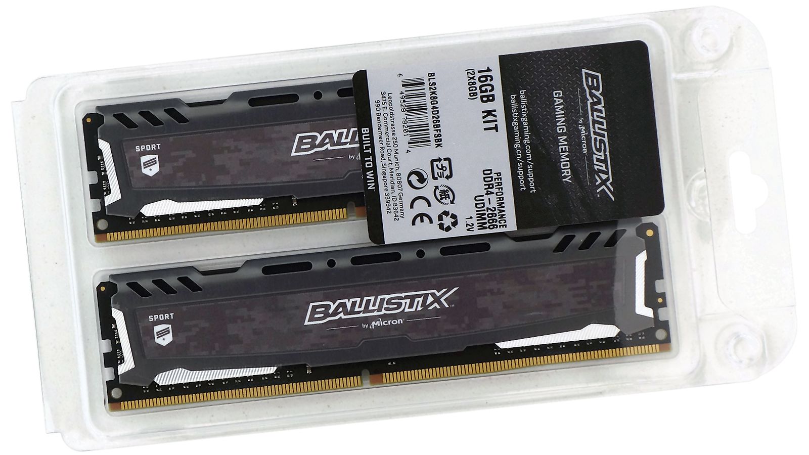 Ballistix Sport LT 16GB DDR4-2666 Review: Compatibility King