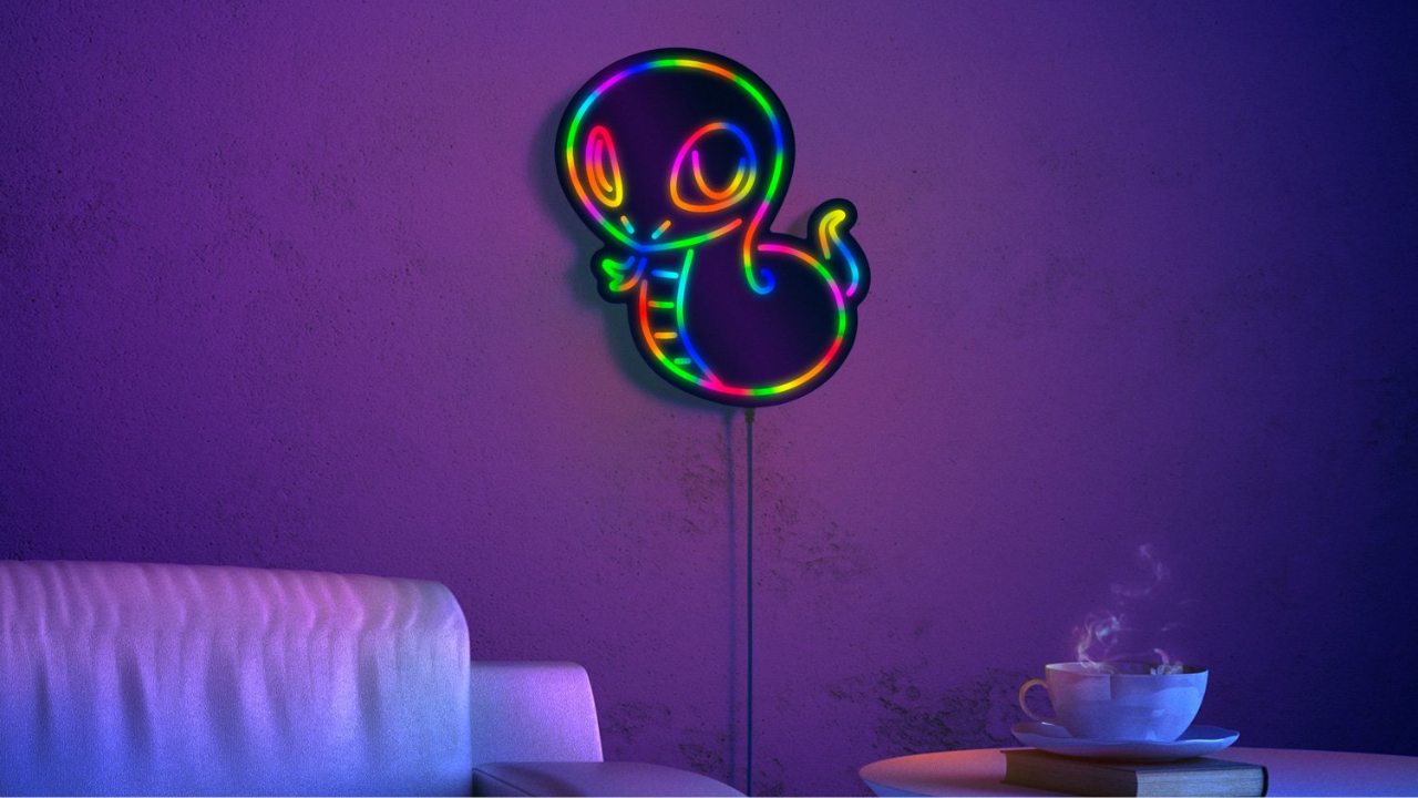 Razer adds to Sneki Snek collection with wall-mounted LED neon