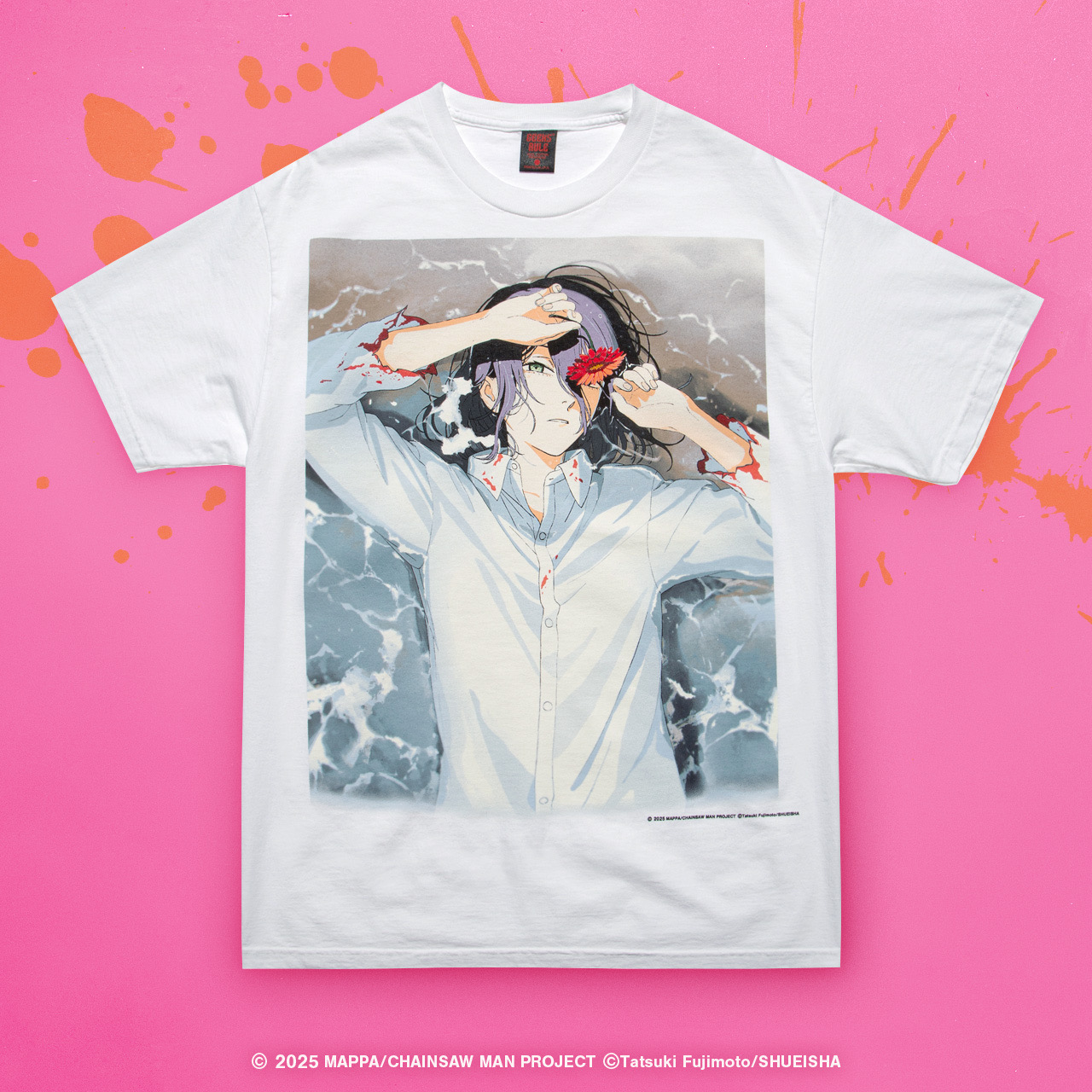 チェンソーマン レゼ篇』とGEEKS RULEのコラボレーションTシャツ第2弾