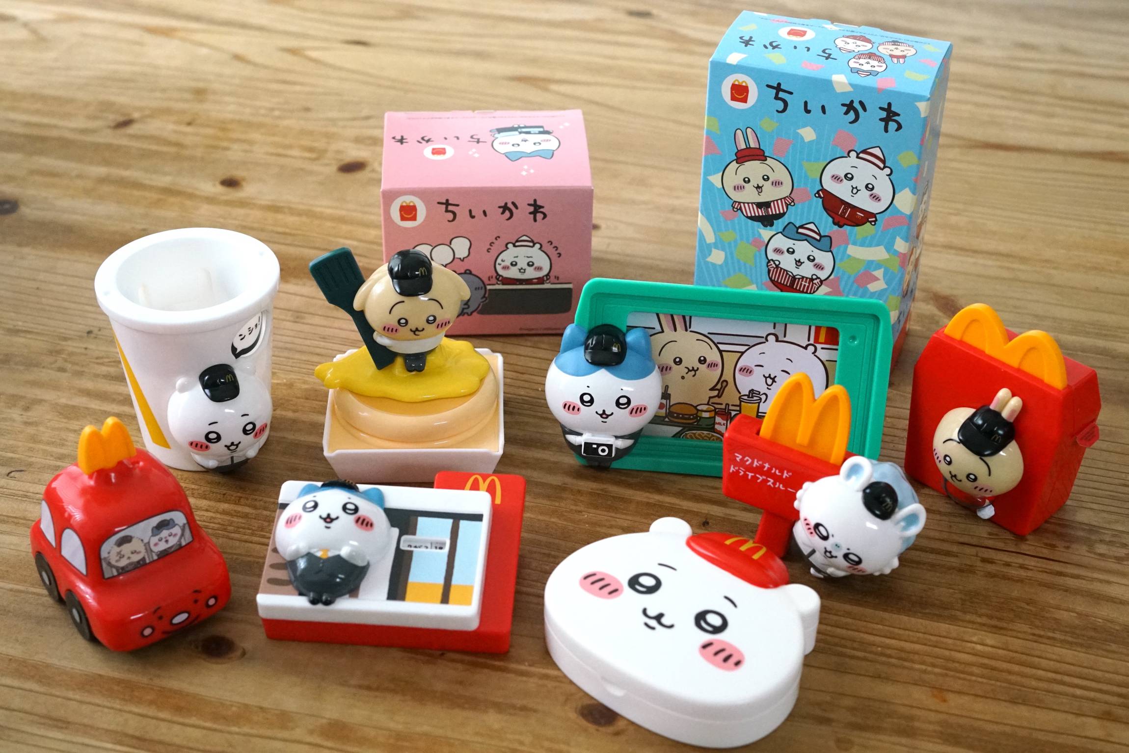 マクドナルド「ちいかわハッピーセット®」全8種を開封！第1・2弾の発売
