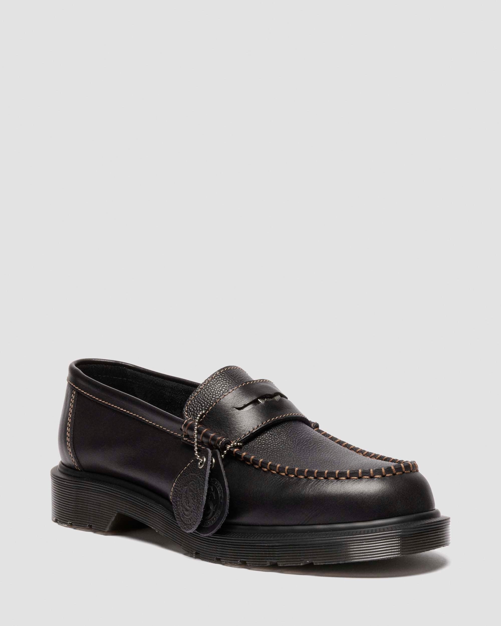 Penton Made In England Classic Calf Leather Loafers in Black | Dr