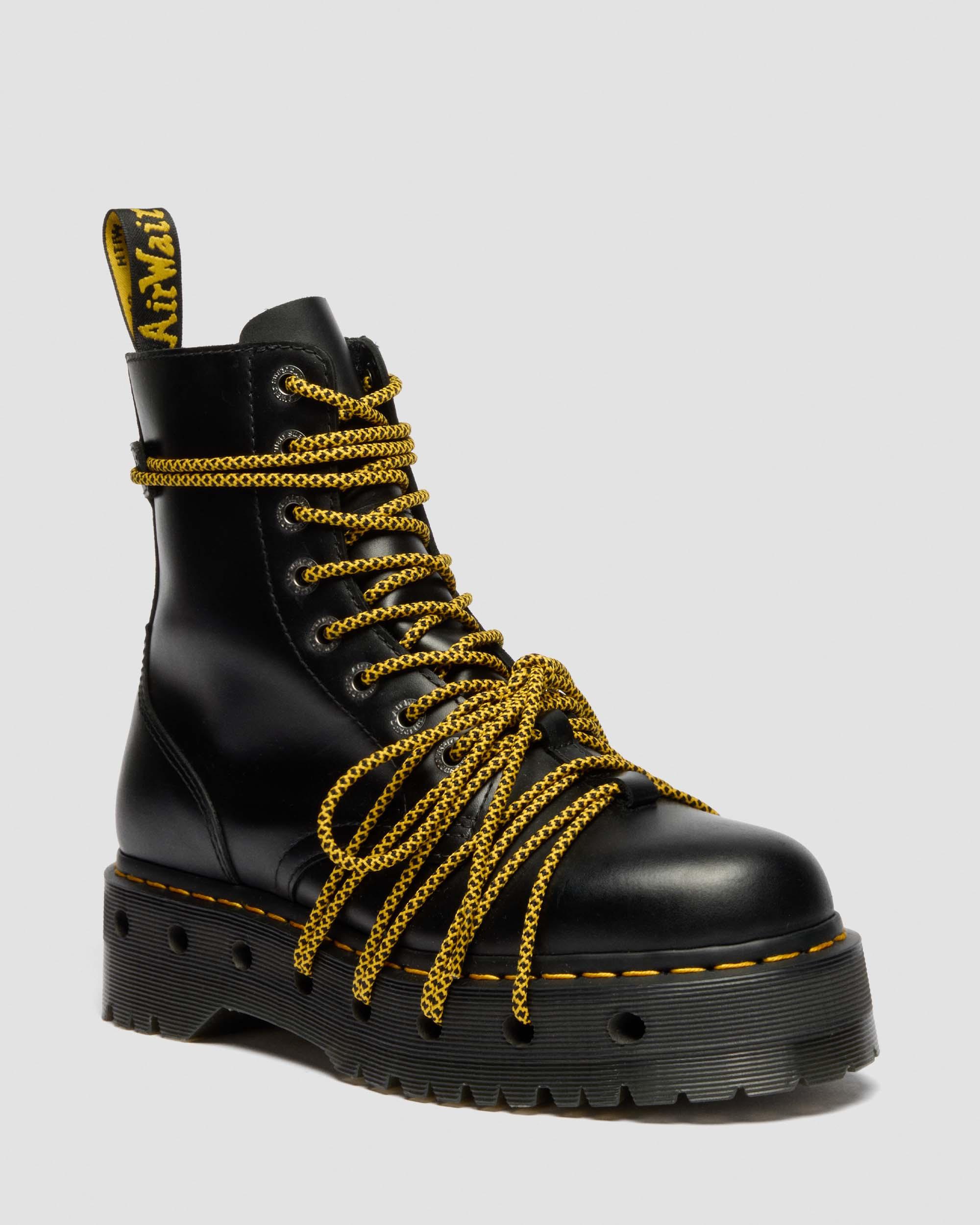 Jadon XL Leather Platform Boots in Black | Dr. Martens