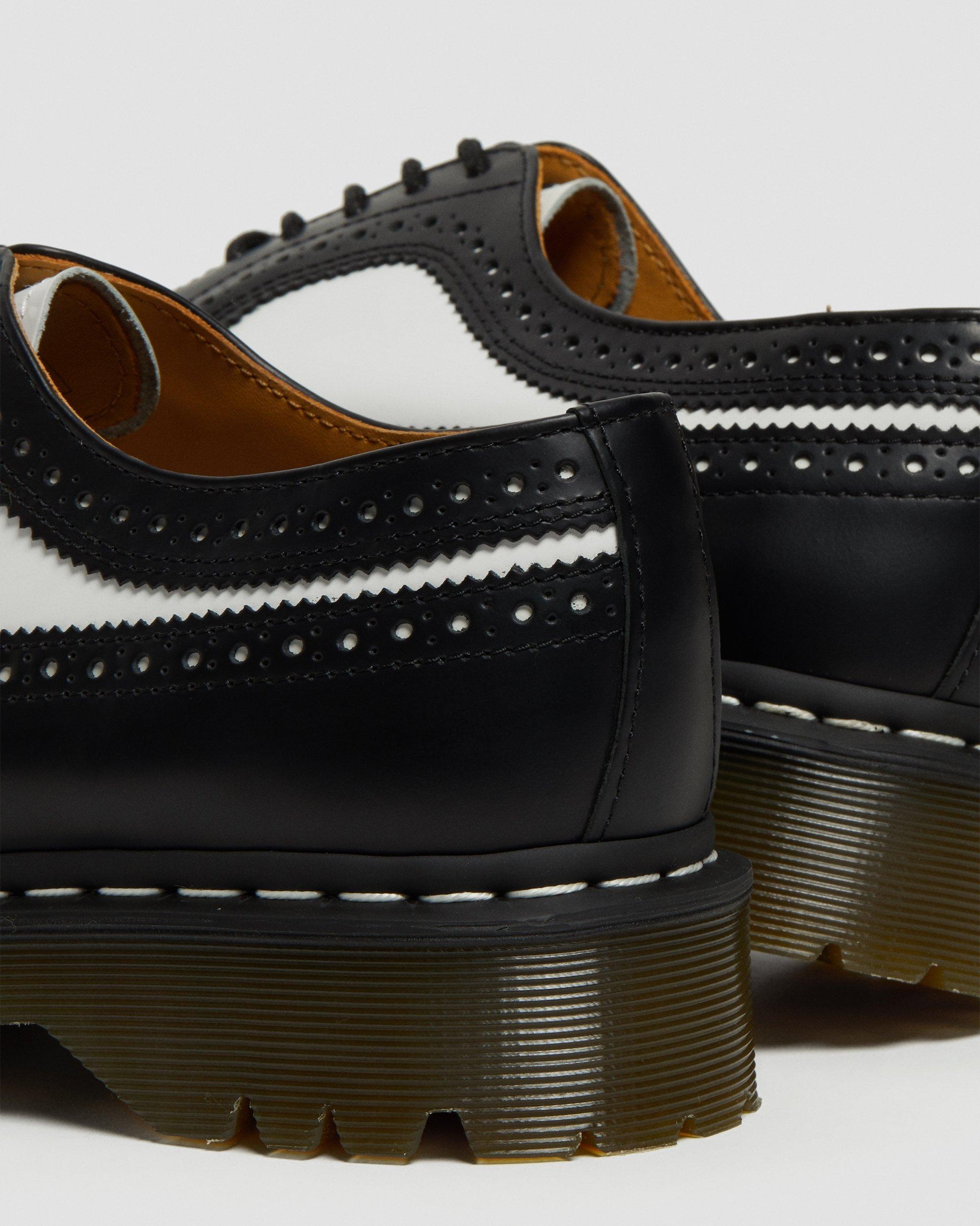 3989 Bex Smooth Leather Brogue Shoes in Black | Dr. Martens