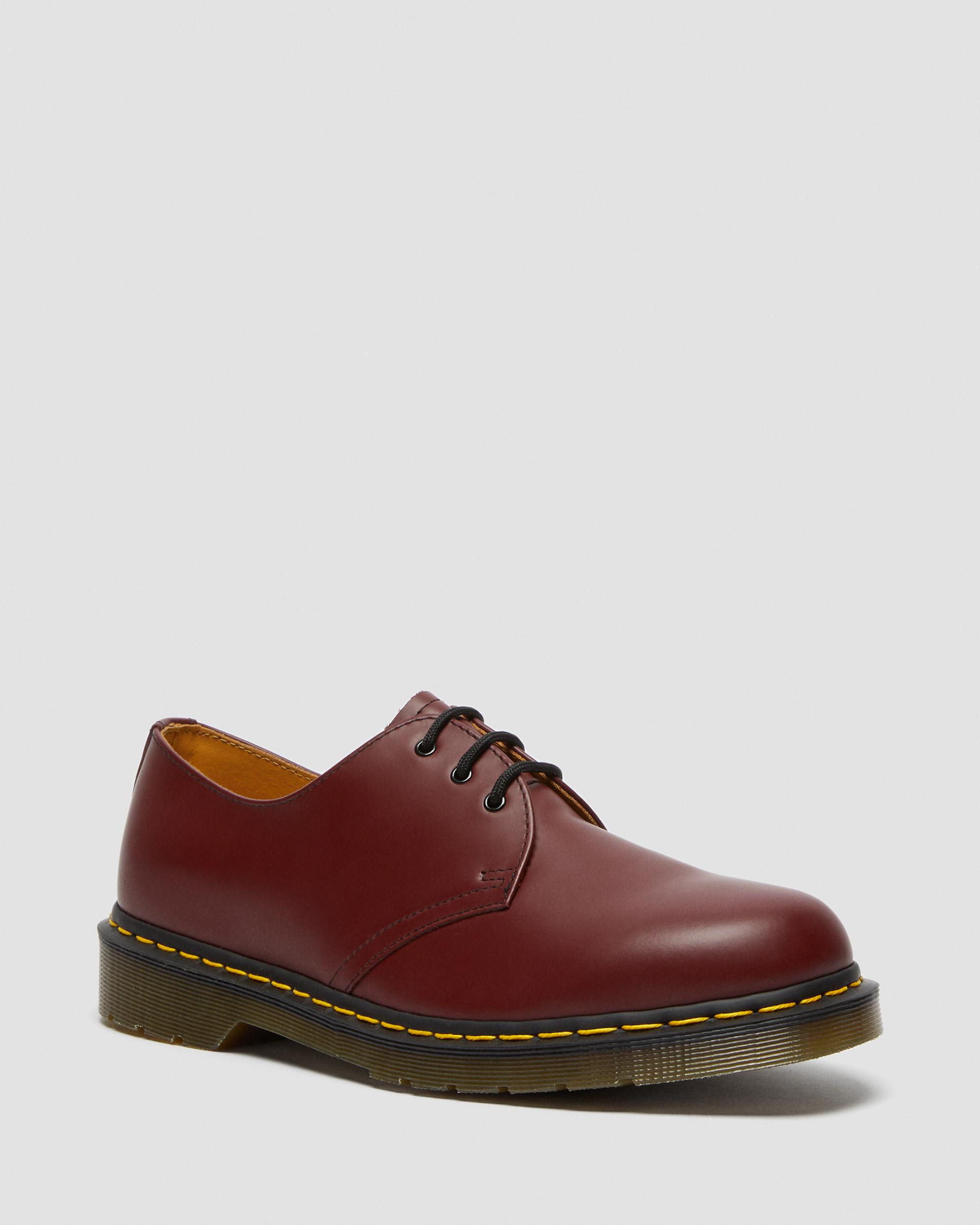 1461 Smooth Leather Oxford Shoes in Cherry Red | Dr. Martens