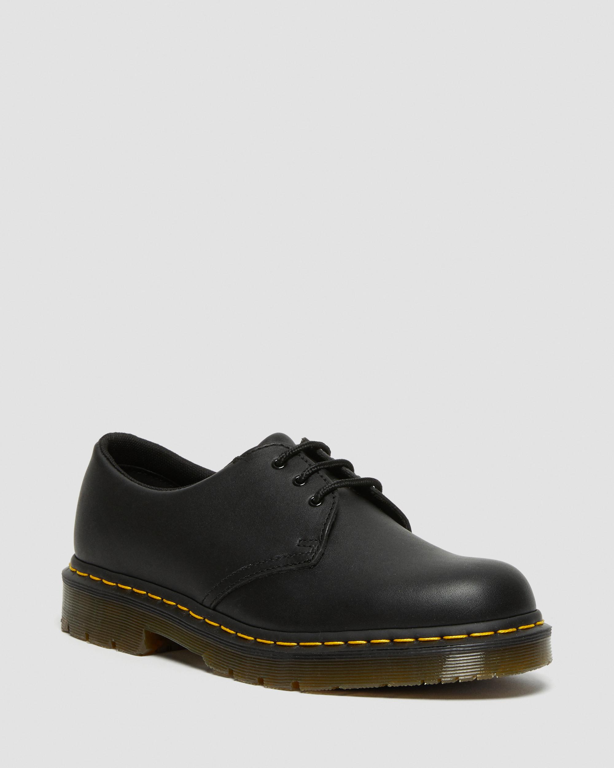 1461 Slip Resistant Leather Oxford Shoes in Black | Dr. Martens