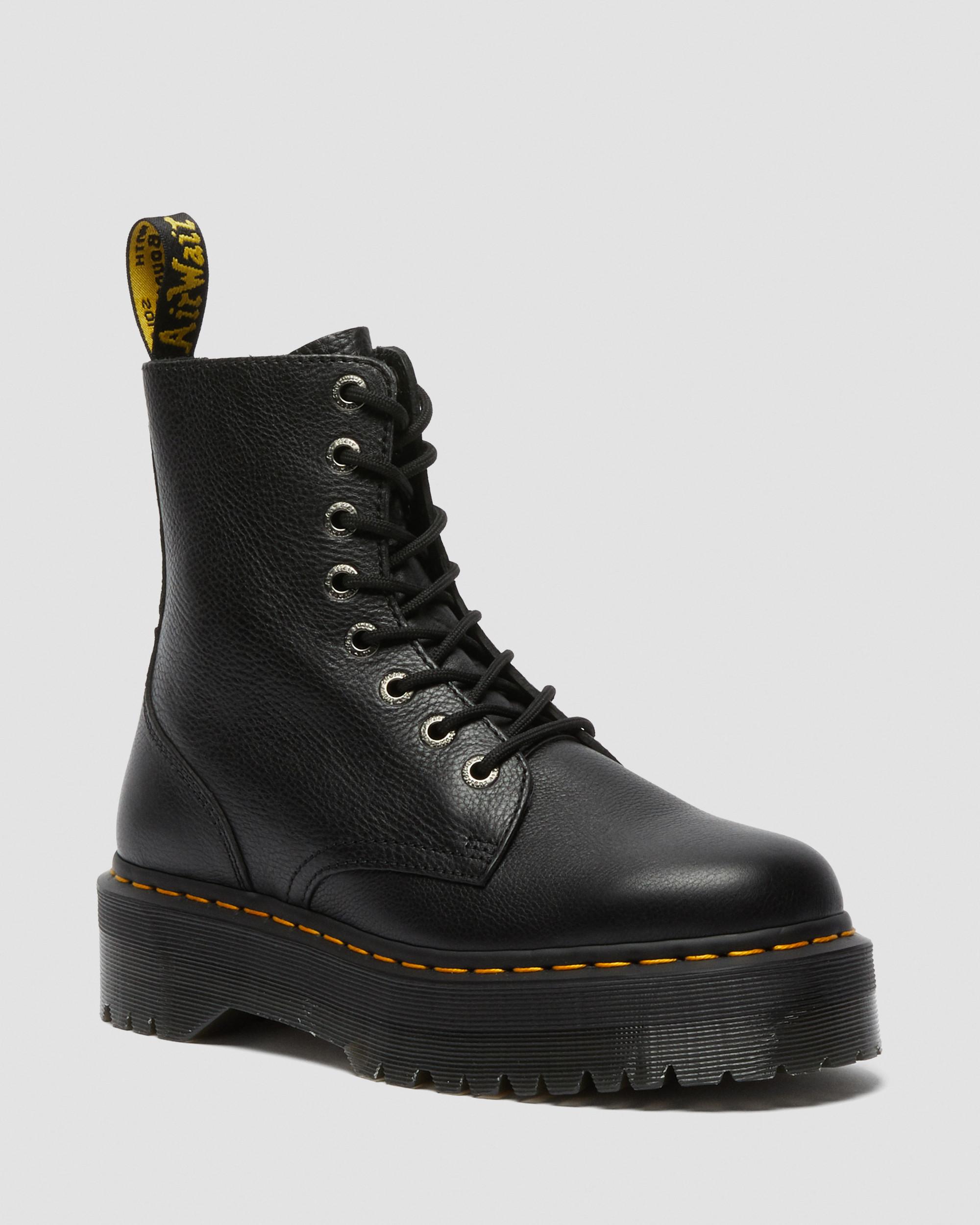 Vegan Jadon II Boot Mono Platforms in Black | Dr. Martens